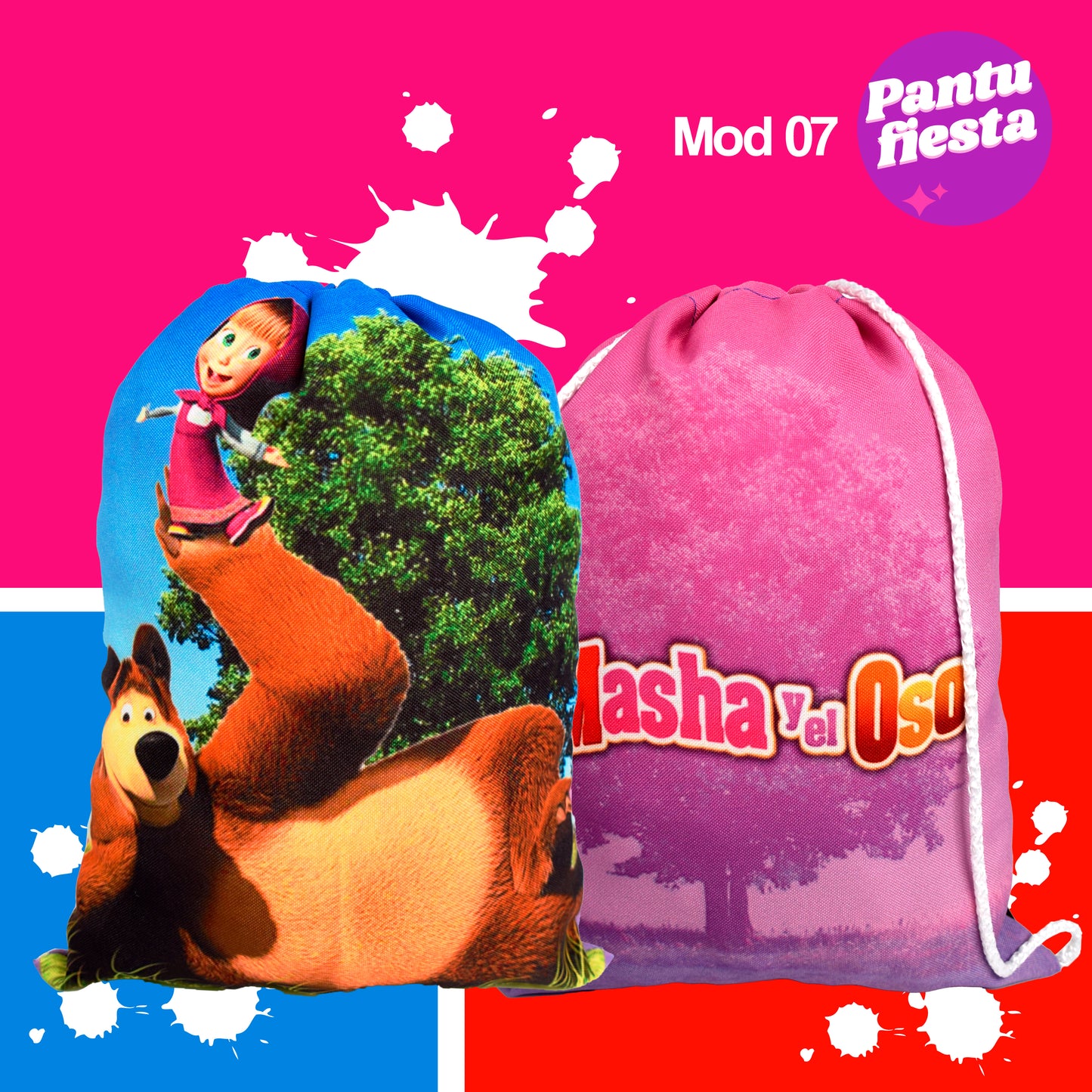 Bolo Dulcero Morralito Masha y el Oso