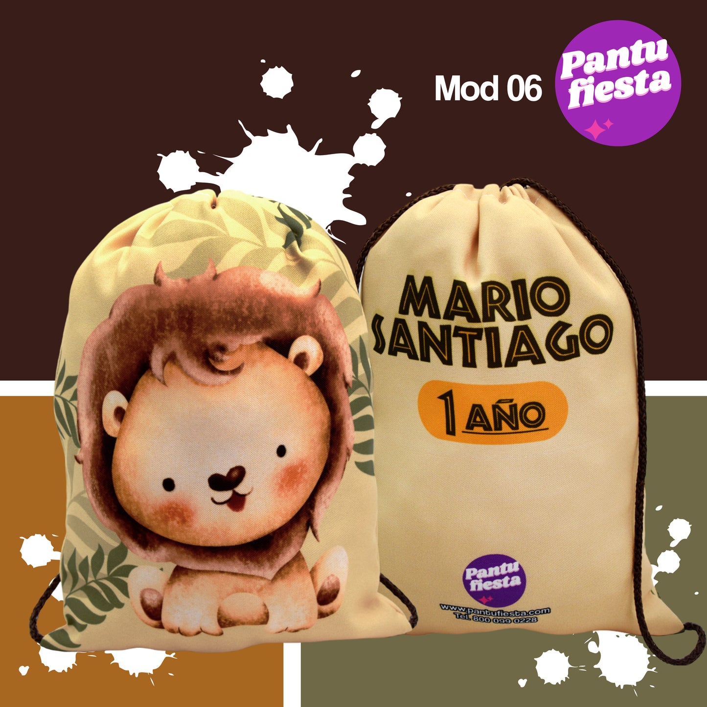 Bolo Dulcero Morralito Safari