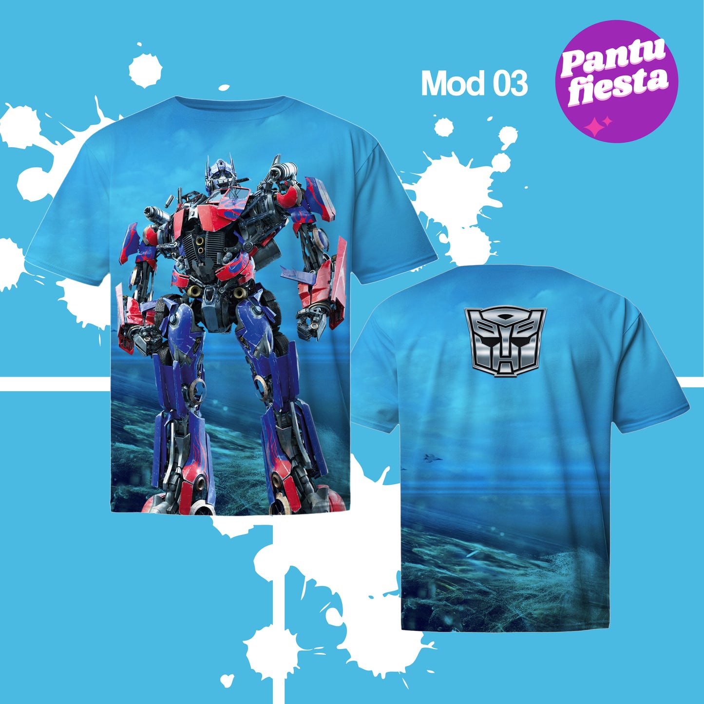 Playera Transformers