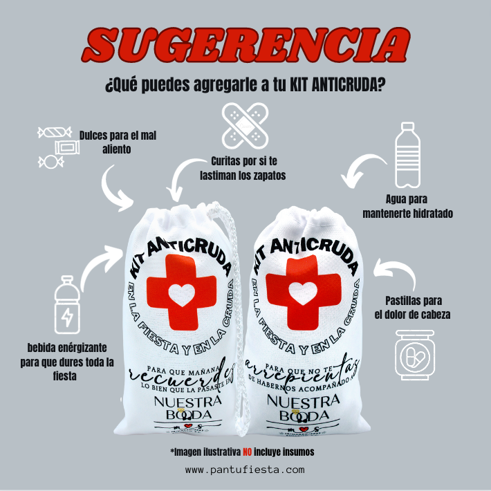 Morralito para kit anticruda