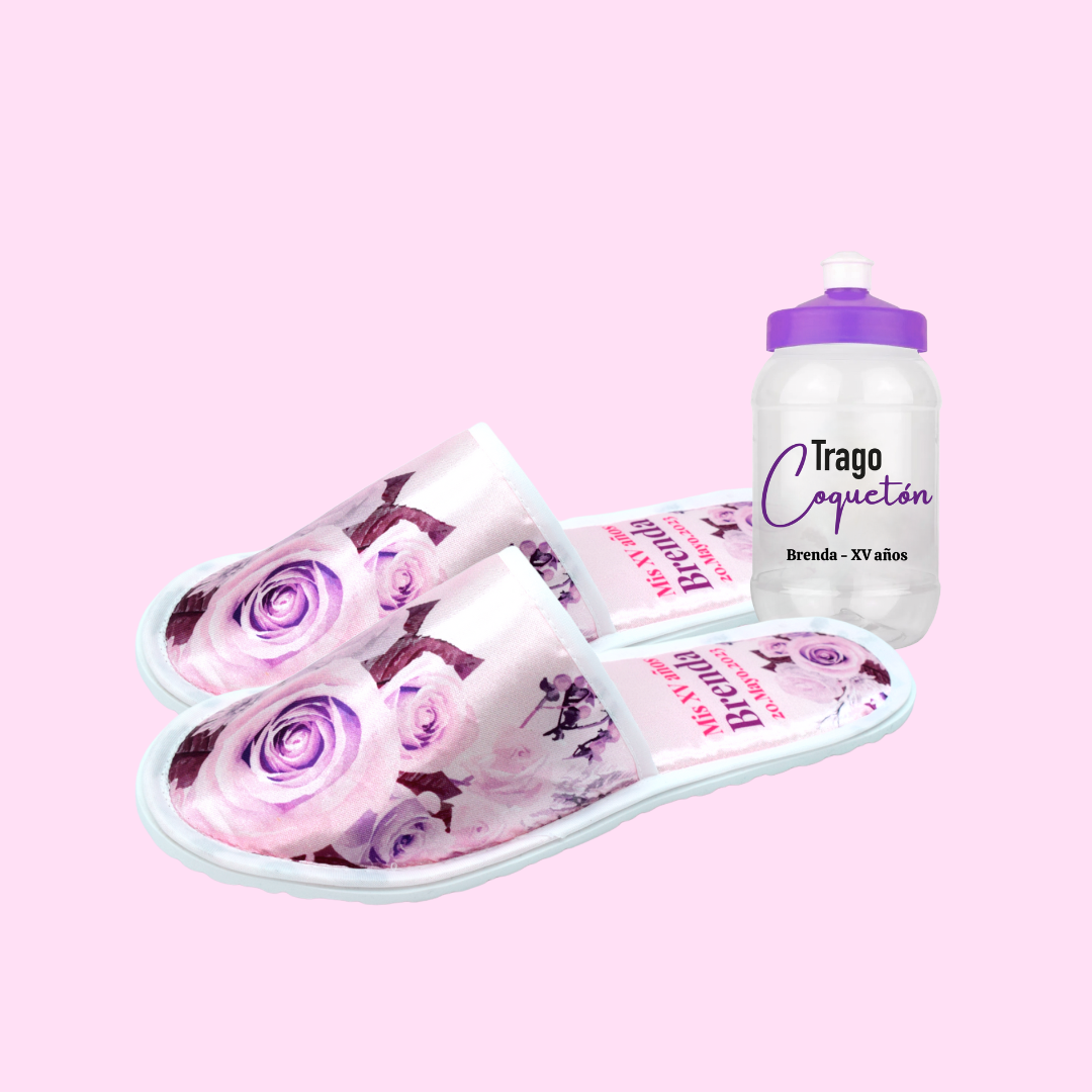 Kit PC flores moradas