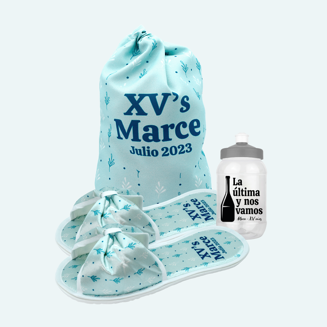 Kit PMC sandalia azul