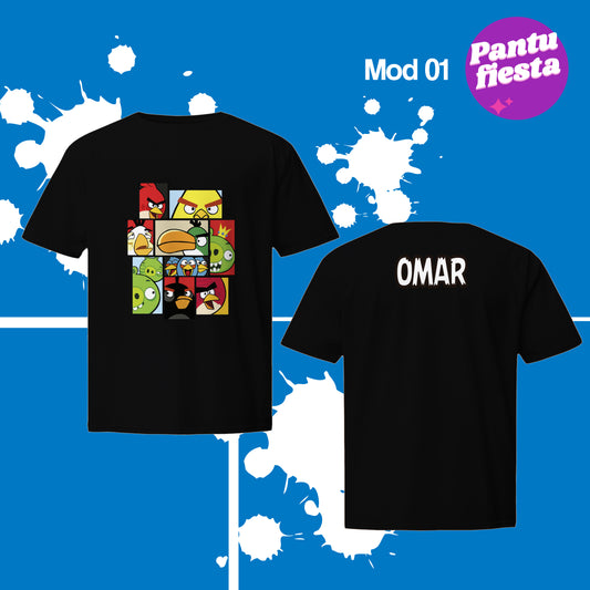 Playera Angry Birds