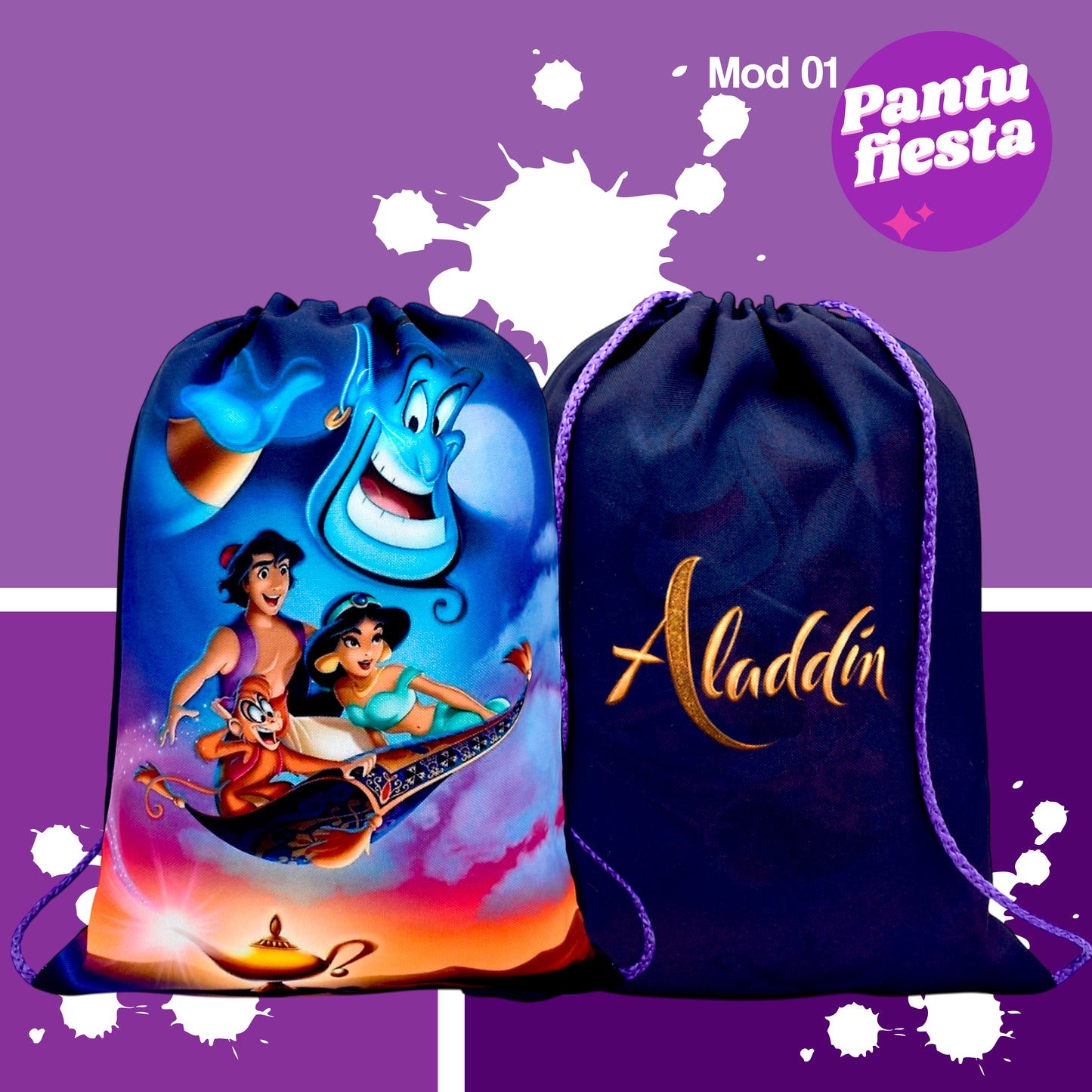 Bolo Dulcero Morralito Aladdin