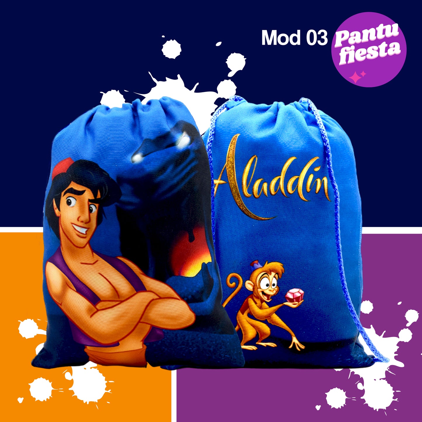 Bolo Dulcero Morralito Aladdin
