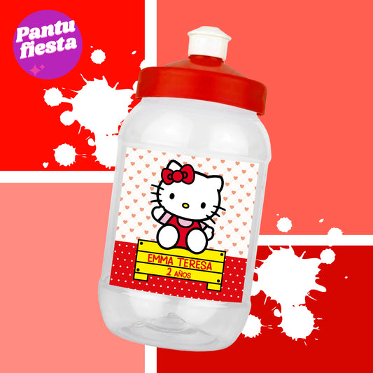 Cilindro Transparente Hello Kitty
