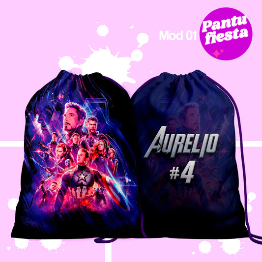 Bolo Dulcero Morralito Avengers