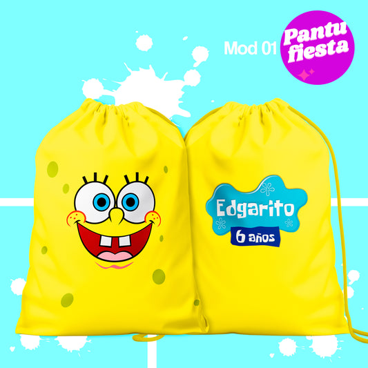 Bolo Dulcero Morralito Bob Esponja
