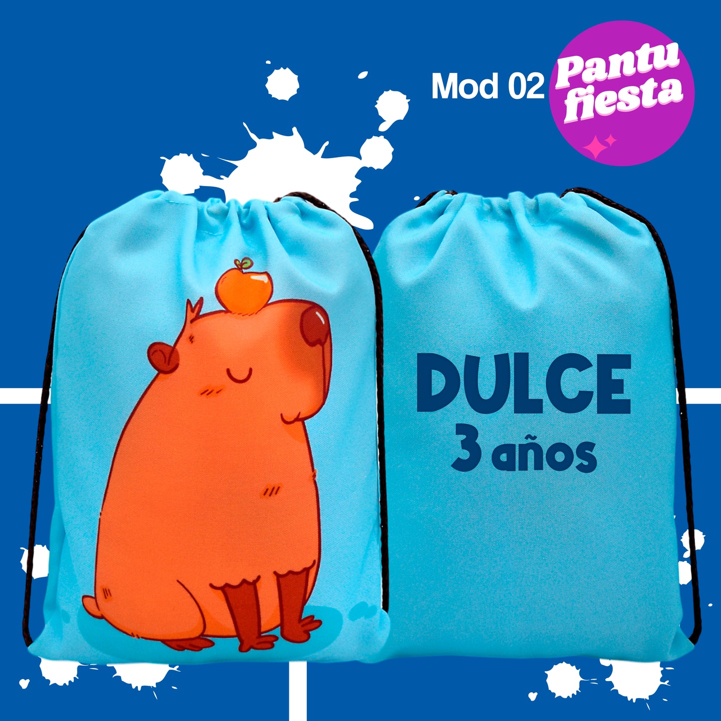 Bolo Dulcero Morralito Capibara