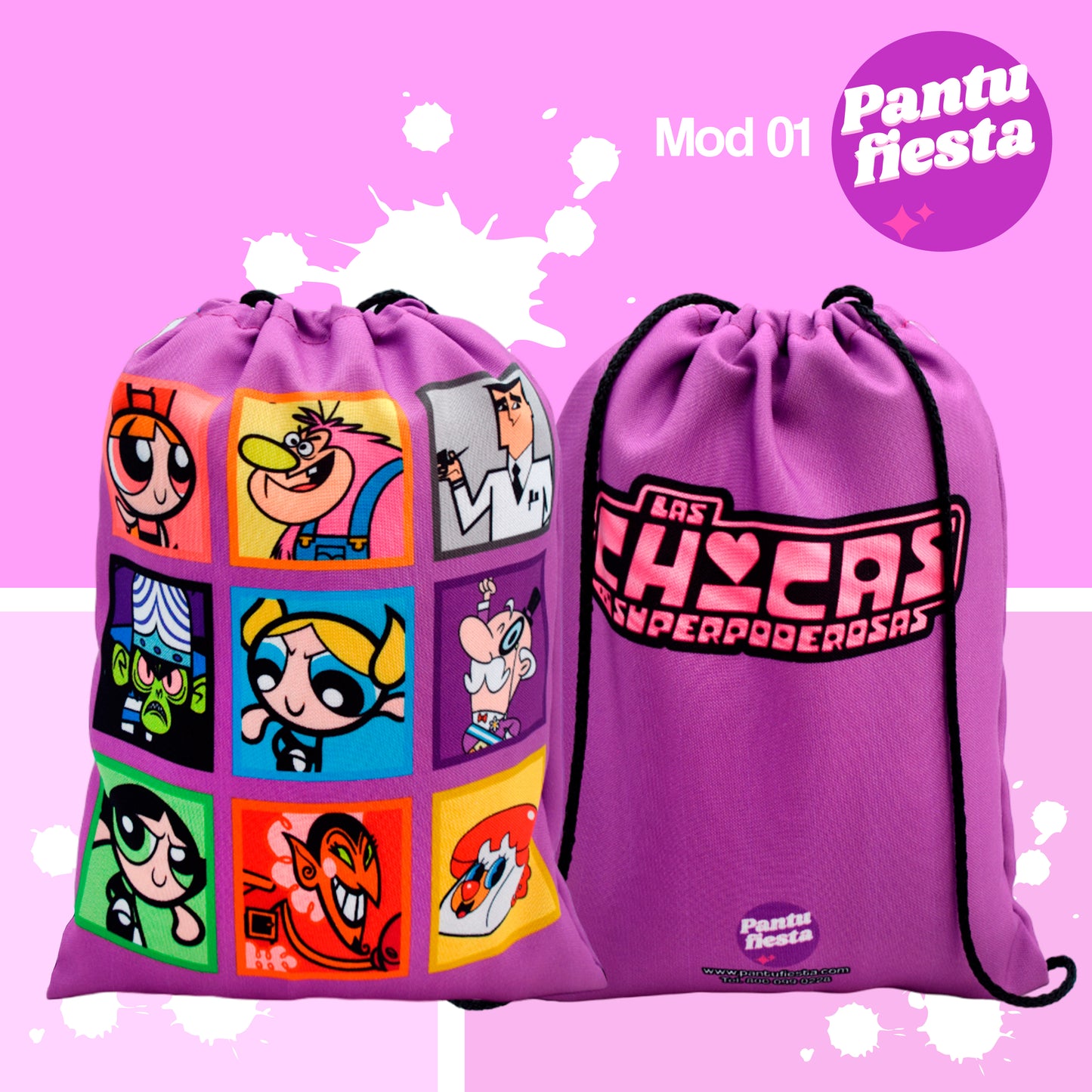 Bolo Dulcero Morralito Chicas Superpoderosas