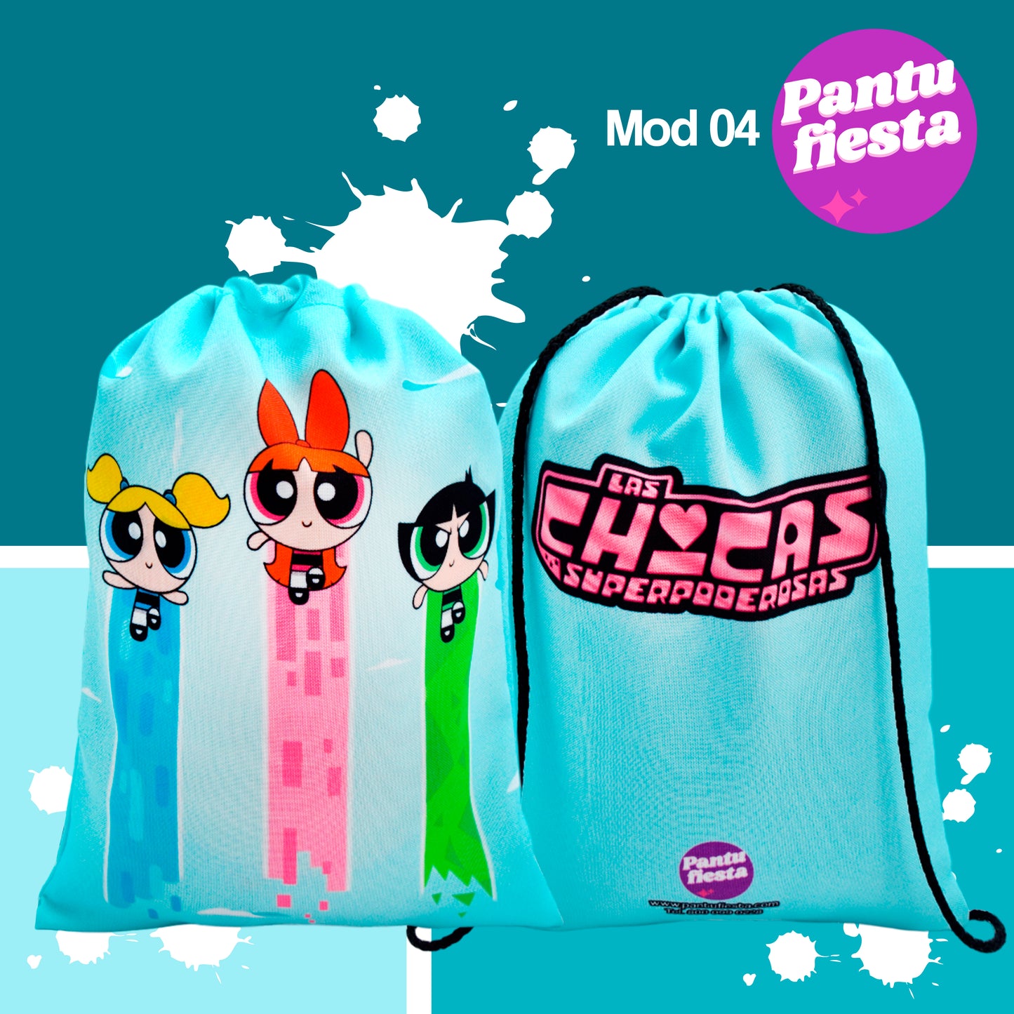 Bolo Dulcero Morralito Chicas Superpoderosas