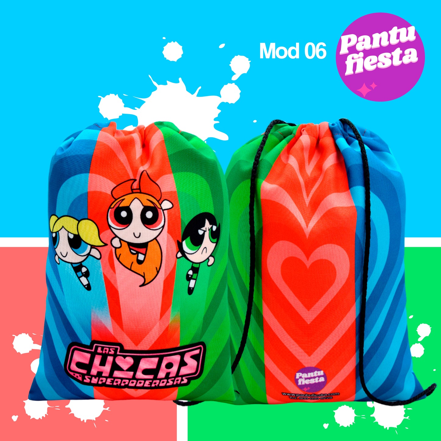 Bolo Dulcero Morralito Chicas Superpoderosas