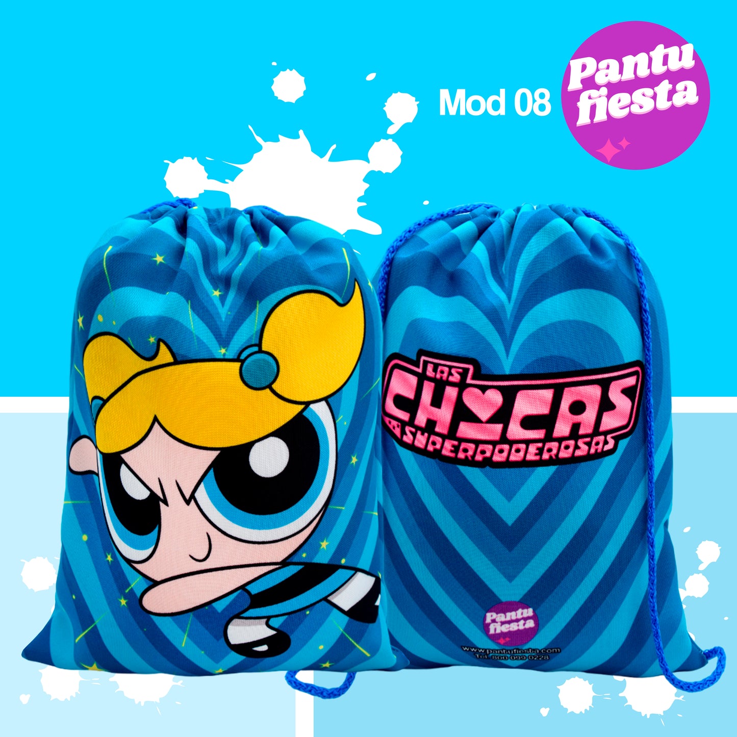 Bolo Dulcero Morralito Chicas Superpoderosas