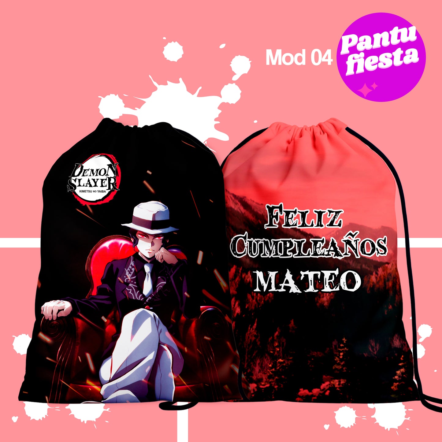 Bolo Dulcero Morralito Demon Slayer