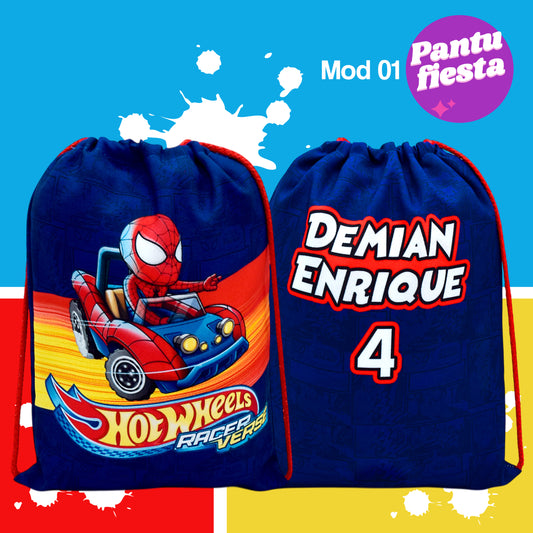 Bolo Dulcero Morralito Dulcero Hot Wheels