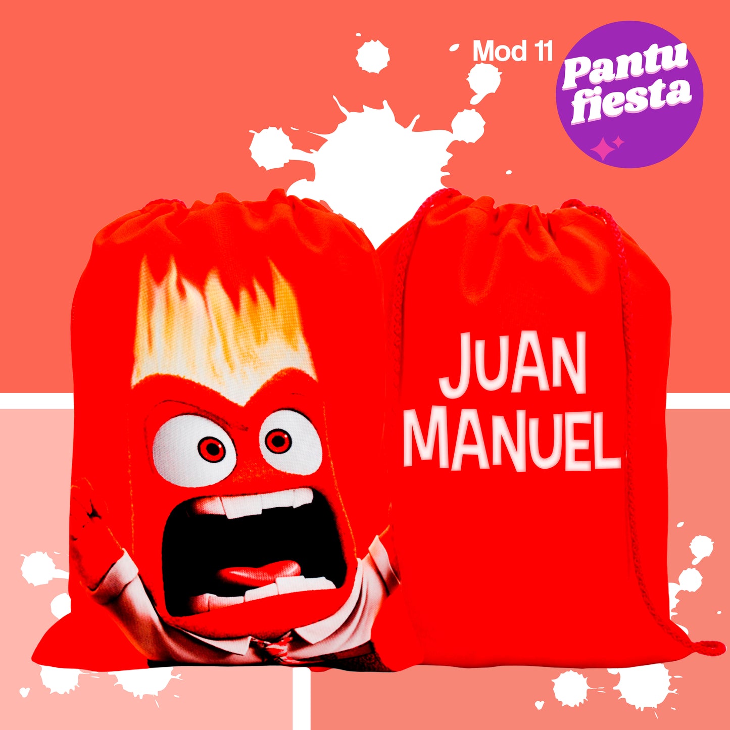Bolo Dulcero Morralito Dulcero Intensamente