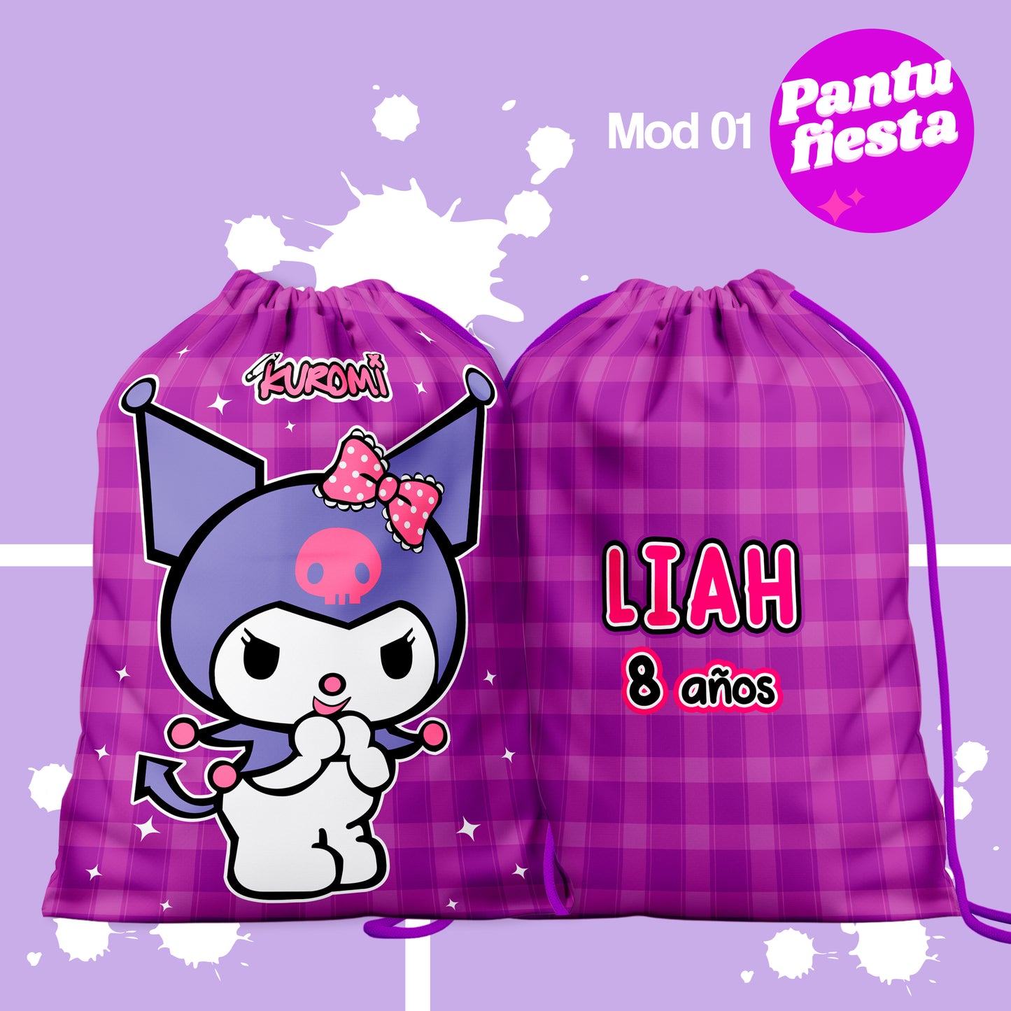 Bolo Dulcero Morralito Kuromi