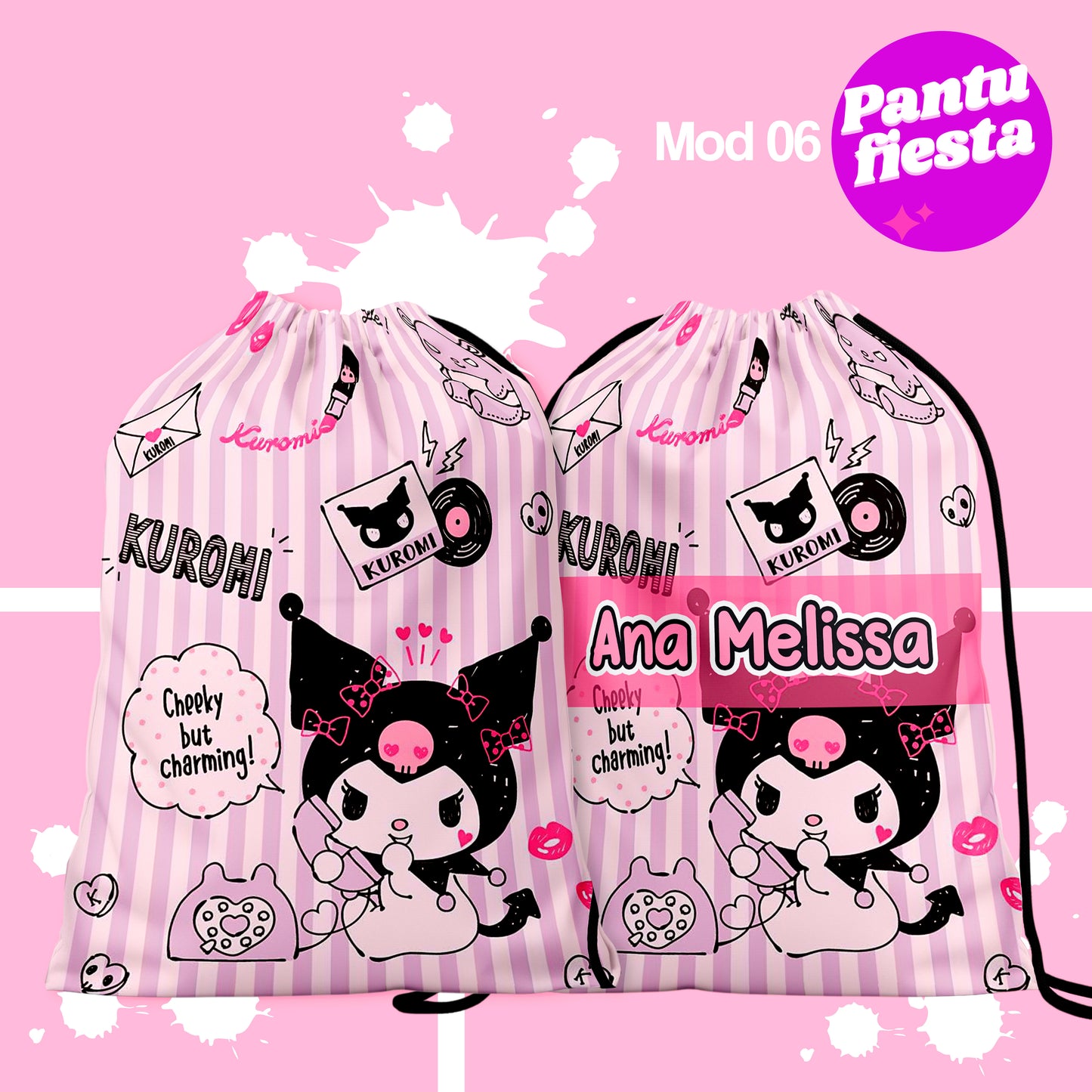 Bolo Dulcero Morralito Kuromi