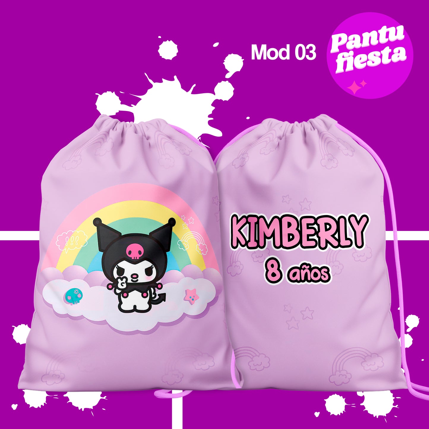 Bolo Dulcero Morralito Kuromi