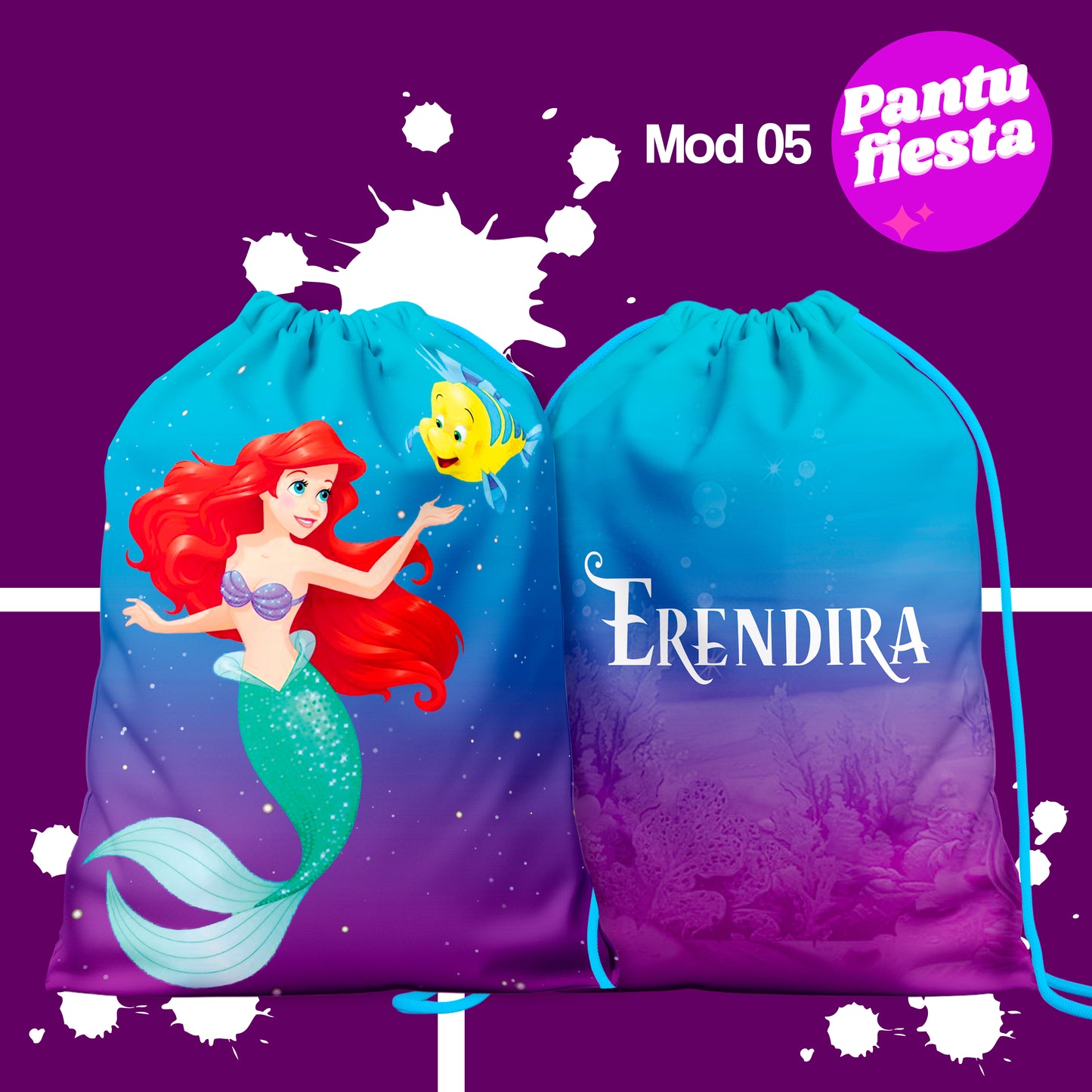 Bolo Dulcero Morralito La Sirenita