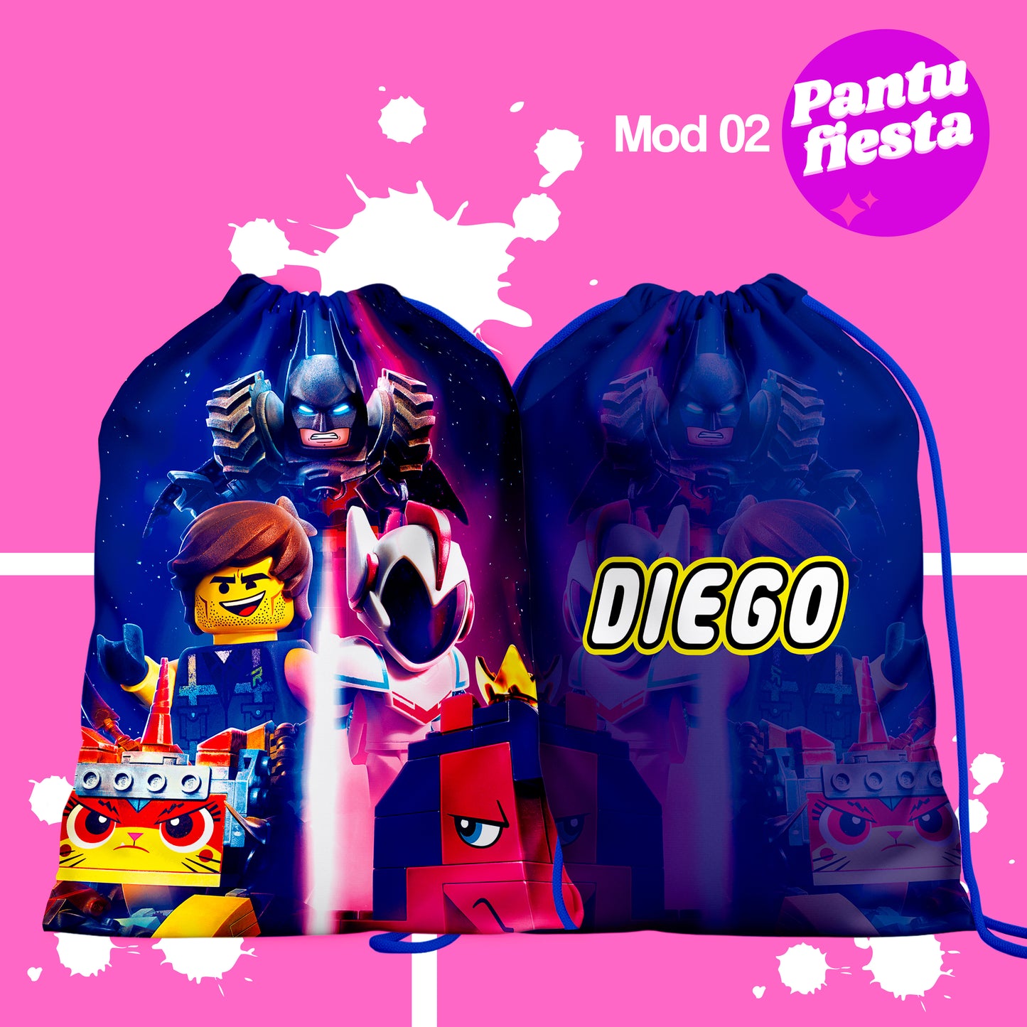 Bolo Dulcero Morralito Lego