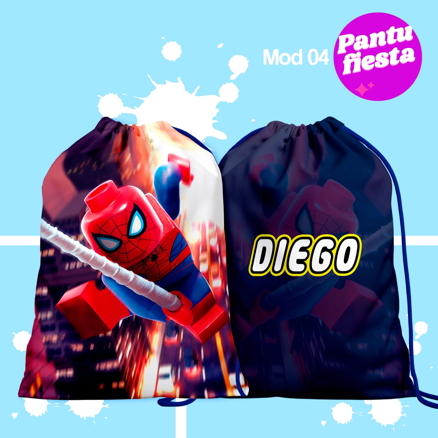Bolo Dulcero Morralito Lego