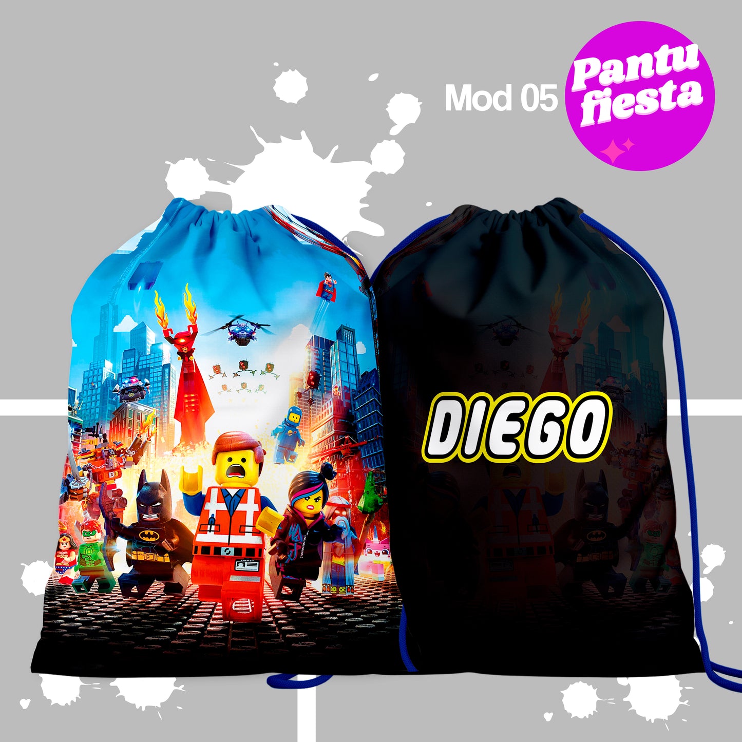Bolo Dulcero Morralito Lego