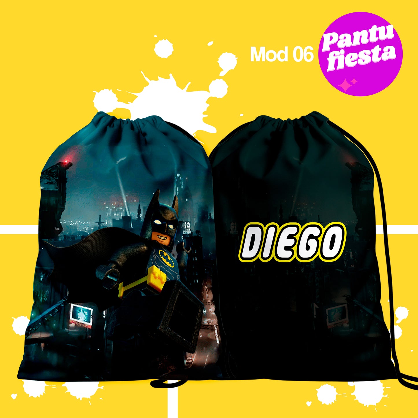 Bolo Dulcero Morralito Lego