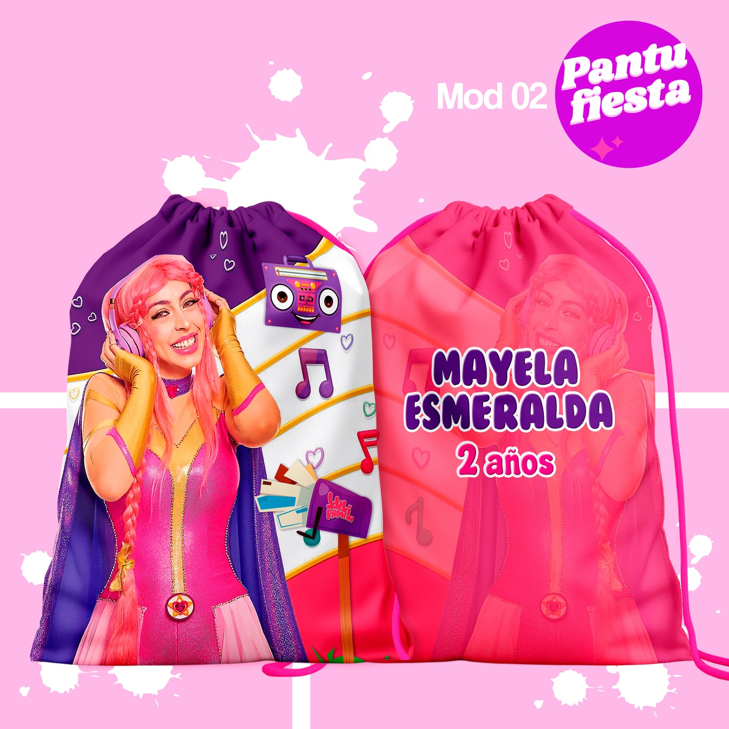 Bolo Dulcero Morralito Luli Pampin