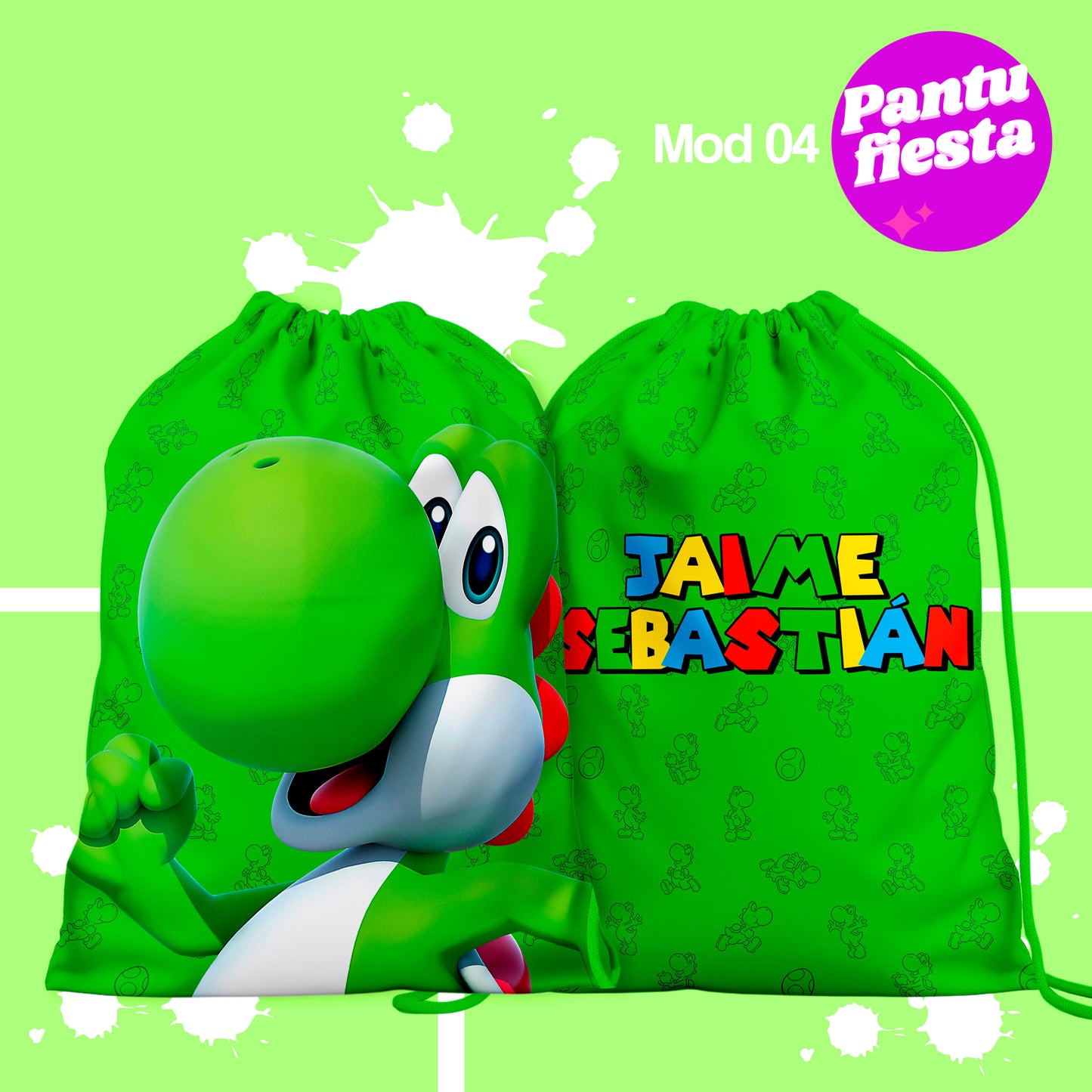 Bolo Dulcero Morralito Mario Bros
