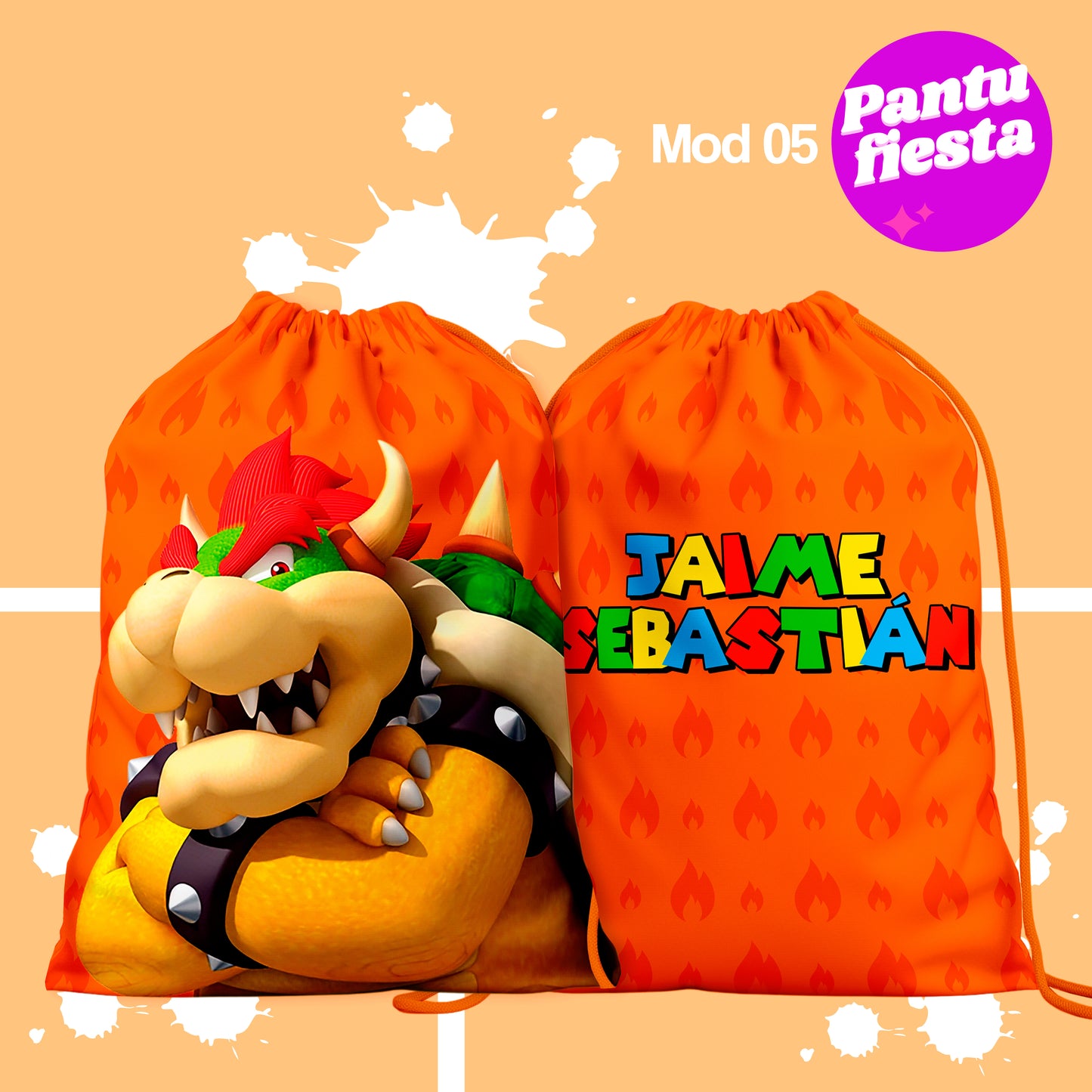 Bolo Dulcero Morralito Mario Bros