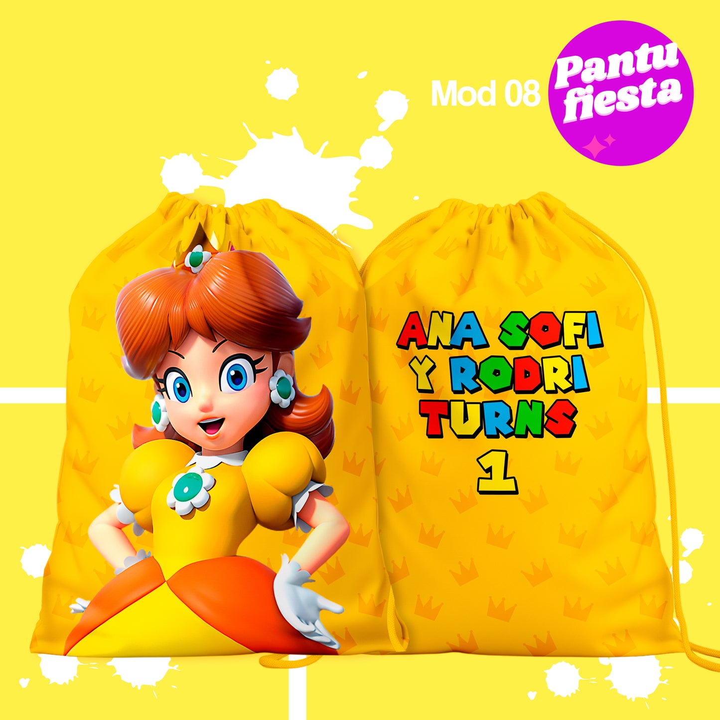Bolo Dulcero Morralito Mario Bros