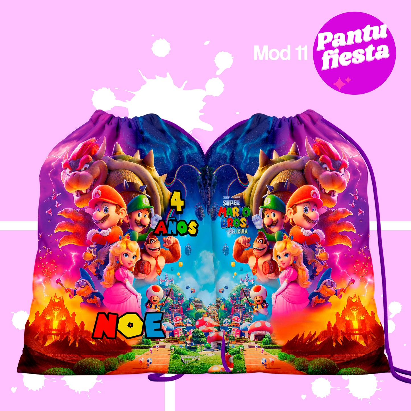 Bolo Dulcero Morralito Mario Bros