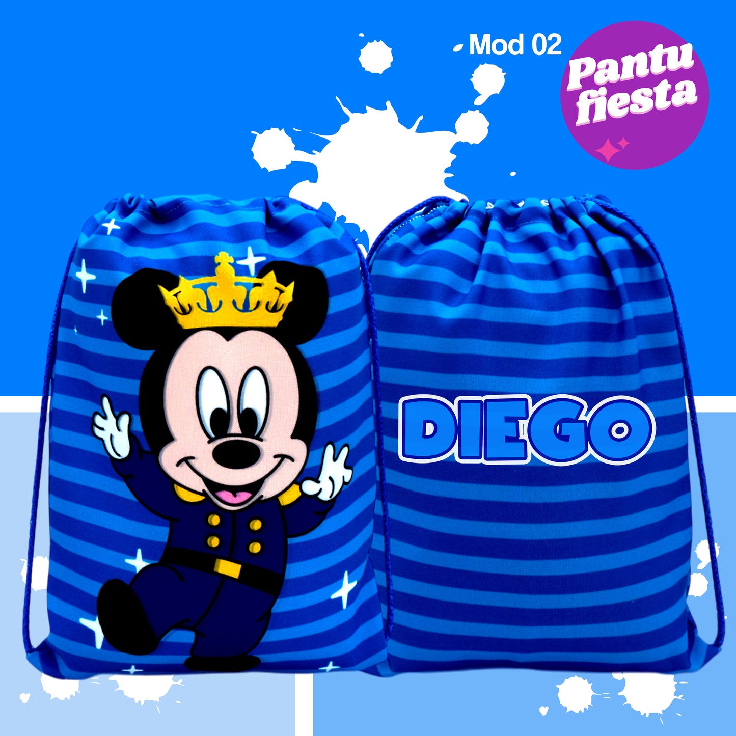 Bolo Dulcero Morralito Mickey Rey