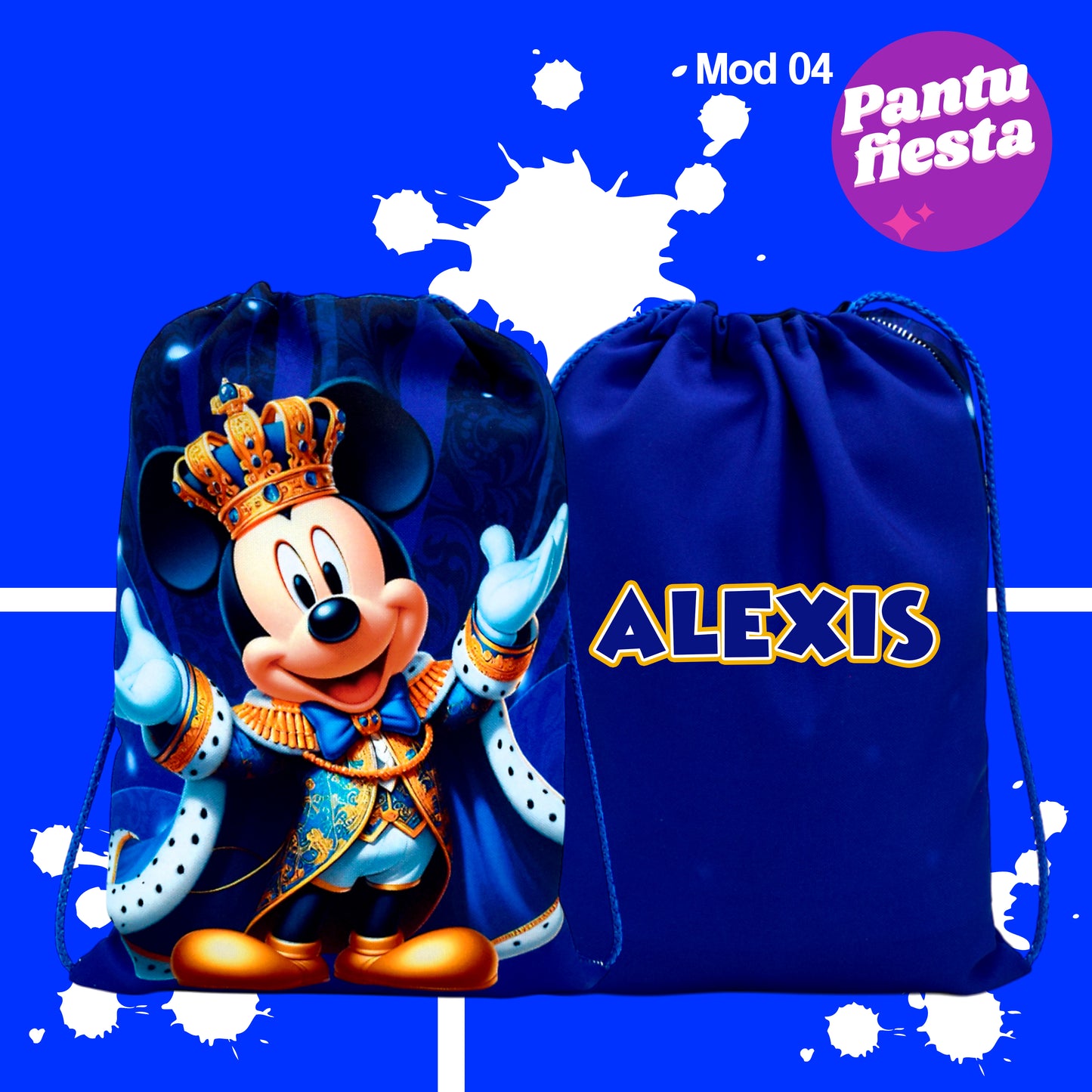 Bolo Dulcero Morralito Mickey Rey