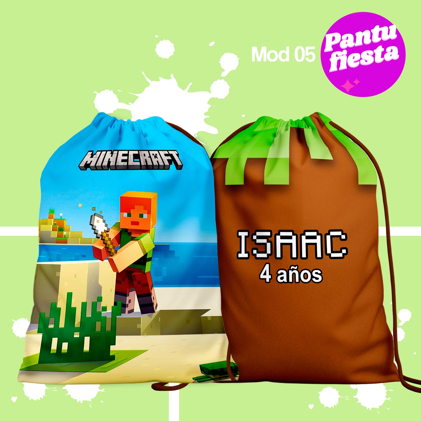 Bolo Dulcero Morralito Minecraft