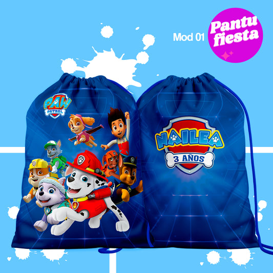Bolo Dulcero Morralito Paw Patrol