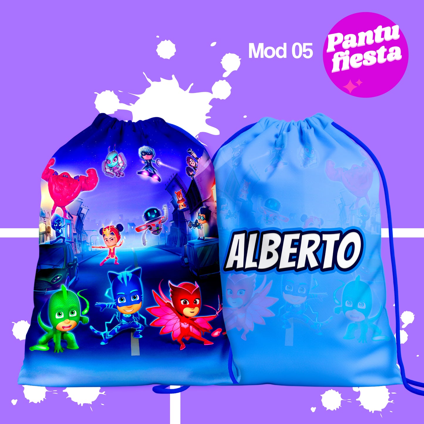 Bolo Dulcero Morralito PJ Mask