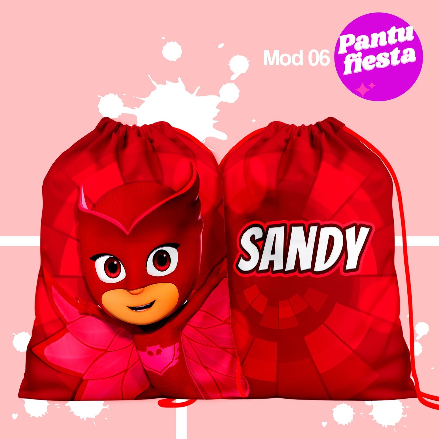 Bolo Dulcero Morralito PJ Mask