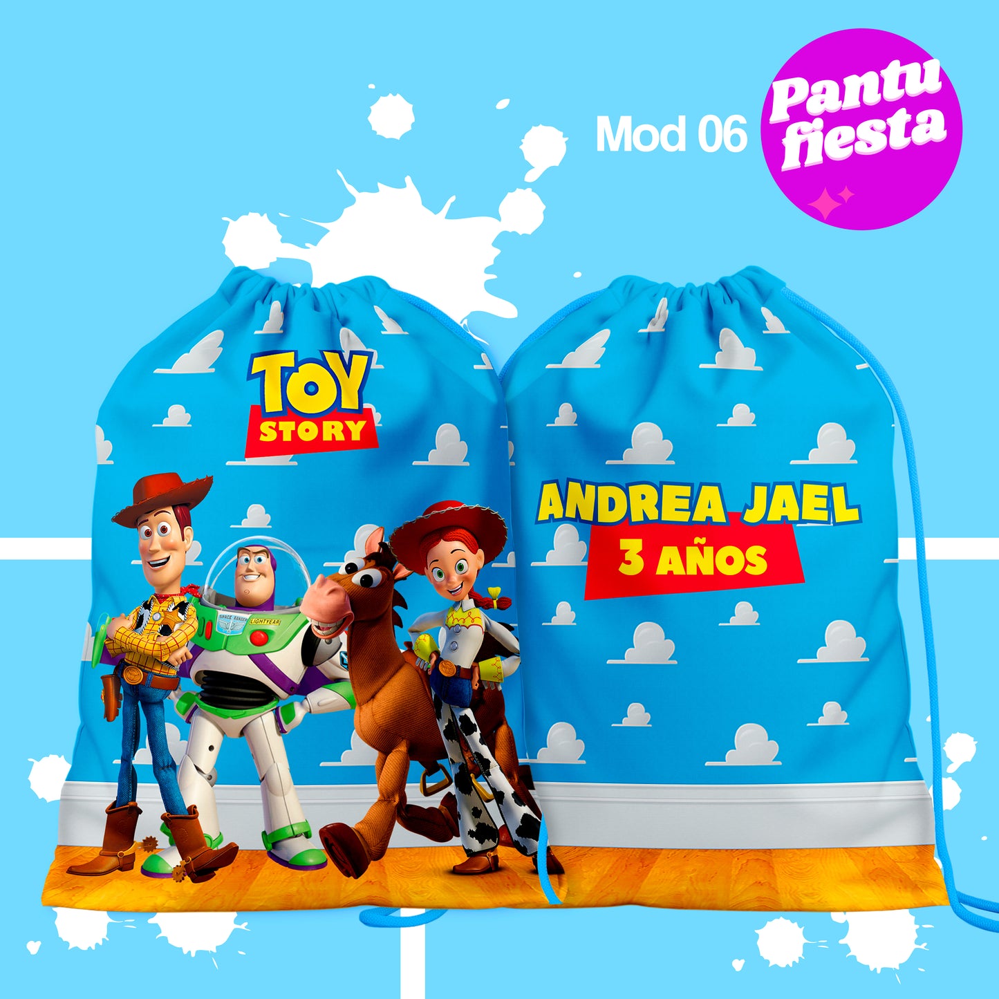 Bolo Dulcero Morralito Toy Story
