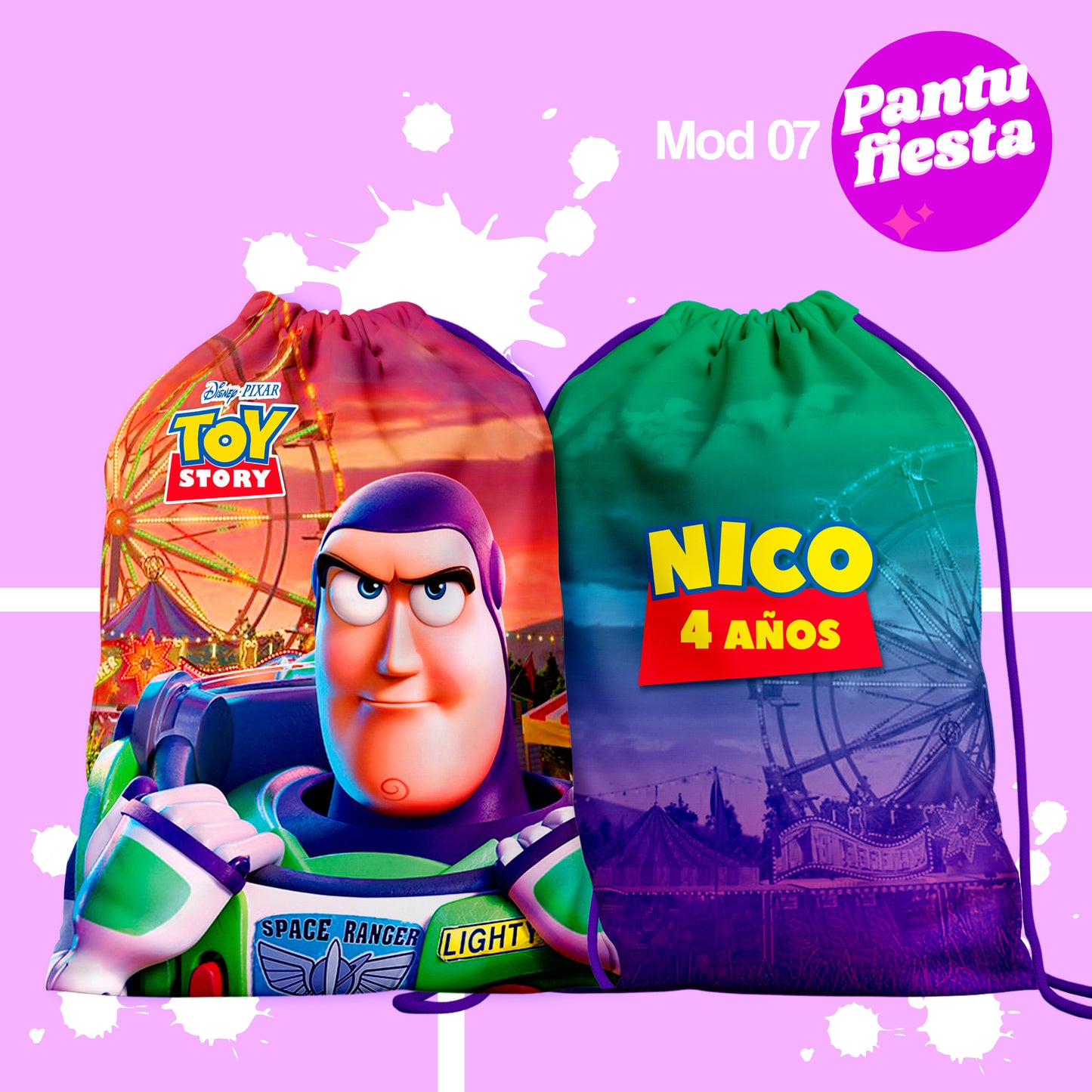 Bolo Dulcero Morralito Toy Story