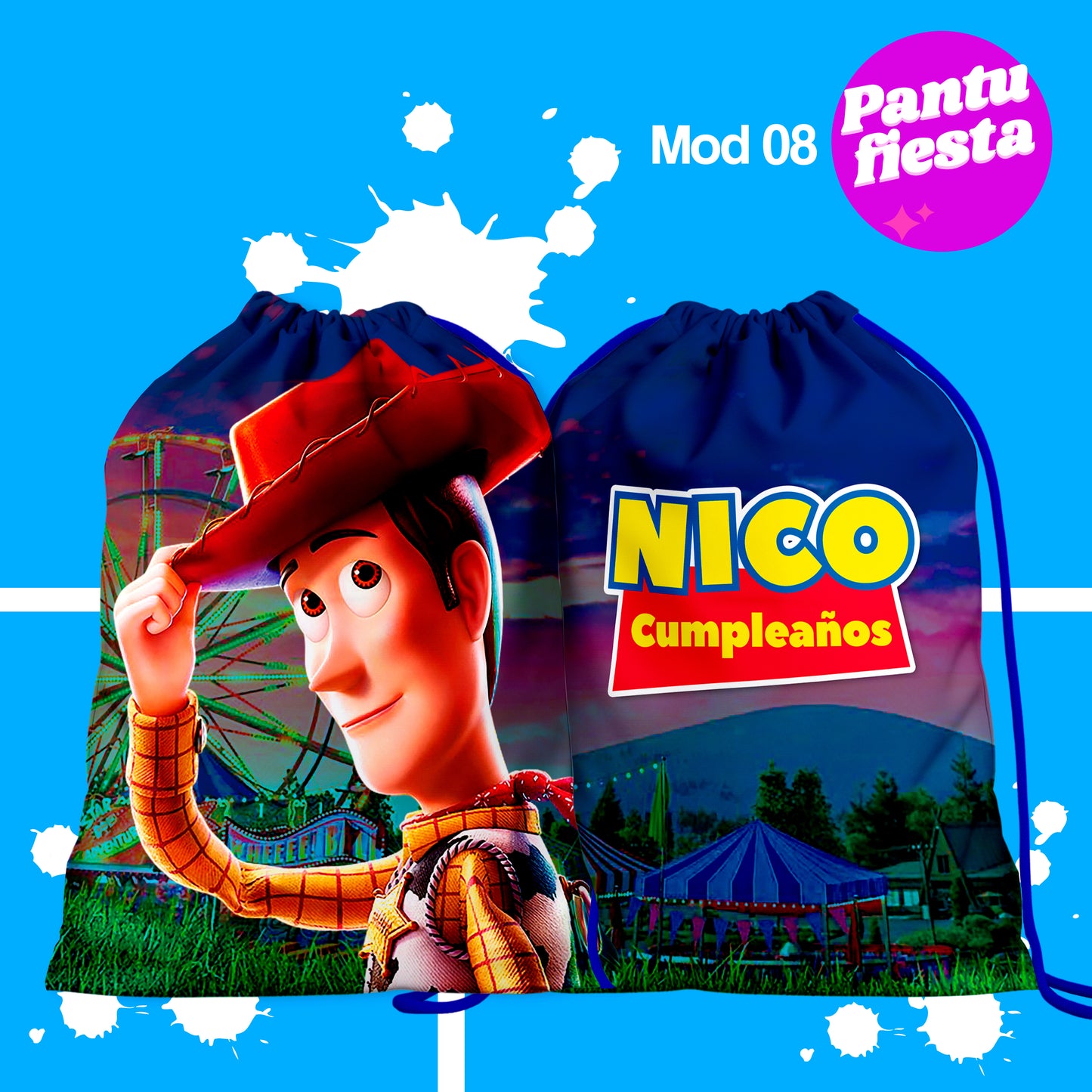 Bolo Dulcero Morralito Toy Story