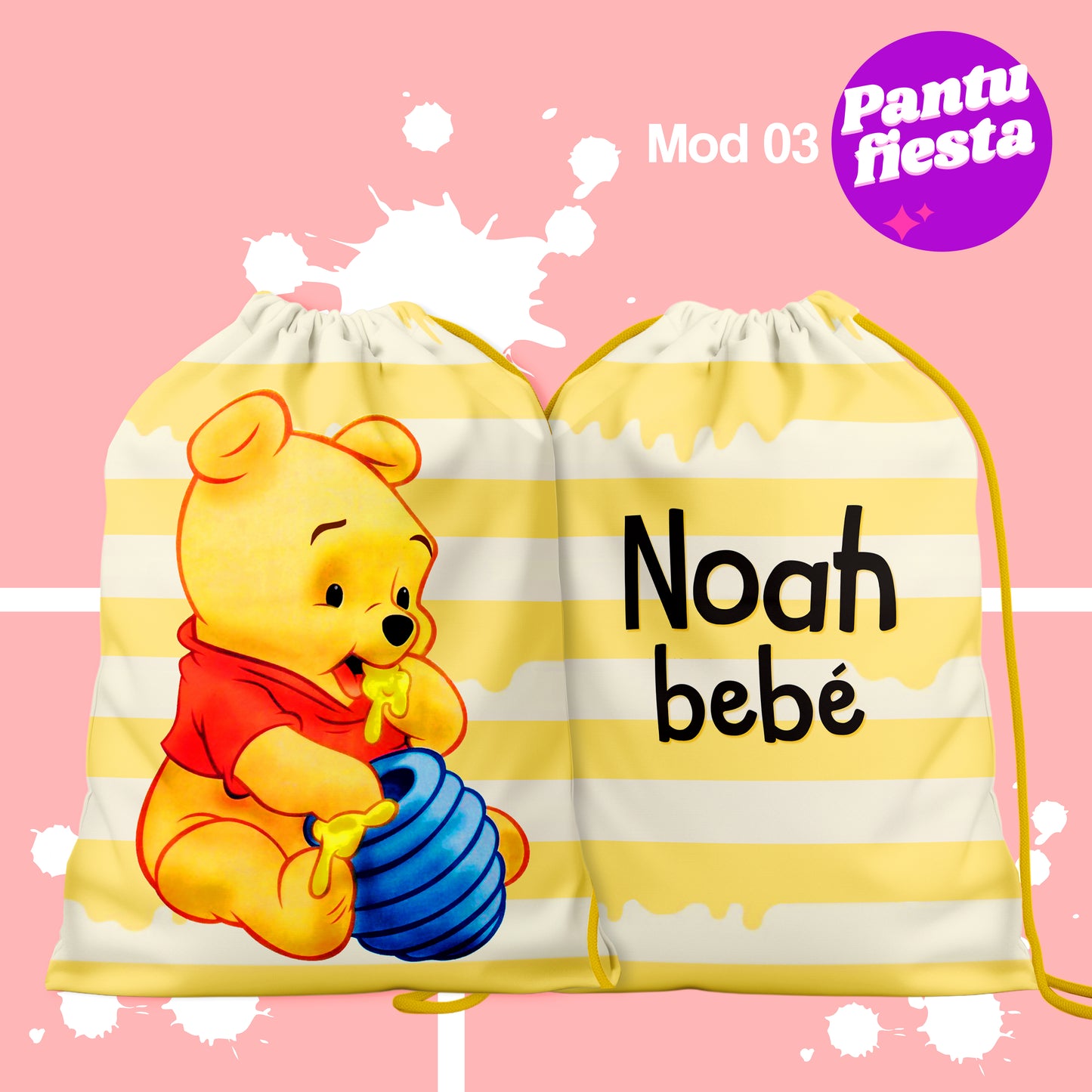 Bolo Dulcero Morralito Winnie Pooh