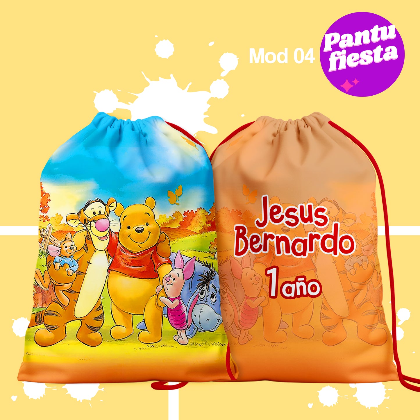 Bolo Dulcero Morralito Winnie Pooh