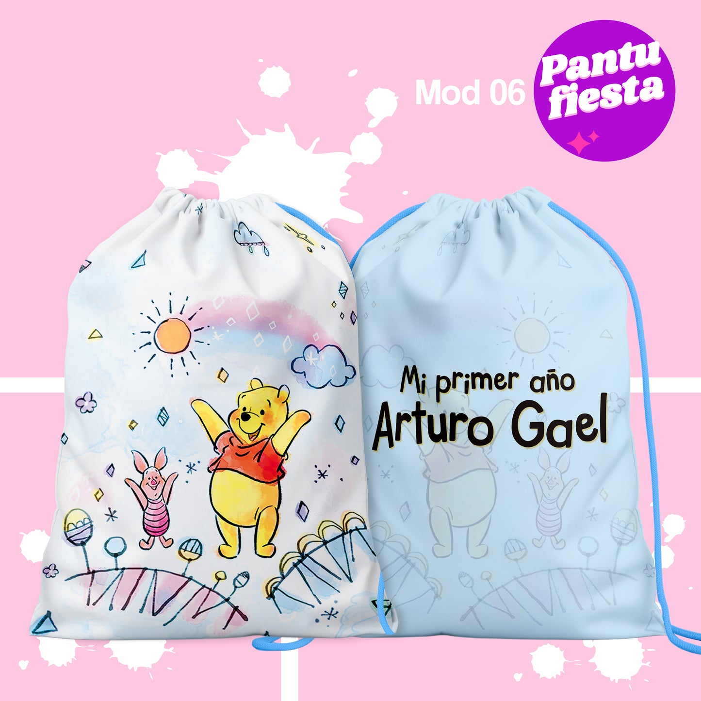 Bolo Dulcero Morralito Winnie Pooh