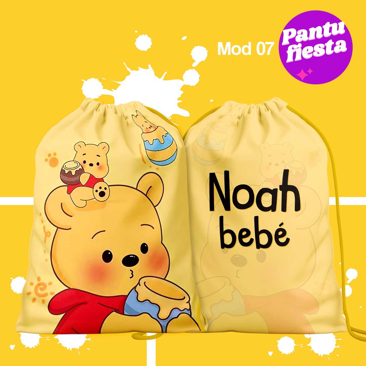Bolo Dulcero Morralito Winnie Pooh