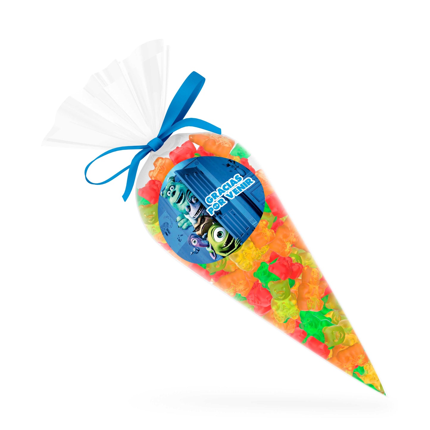 120 Stickers Etiquetas Monsters Inc Papel 7cm