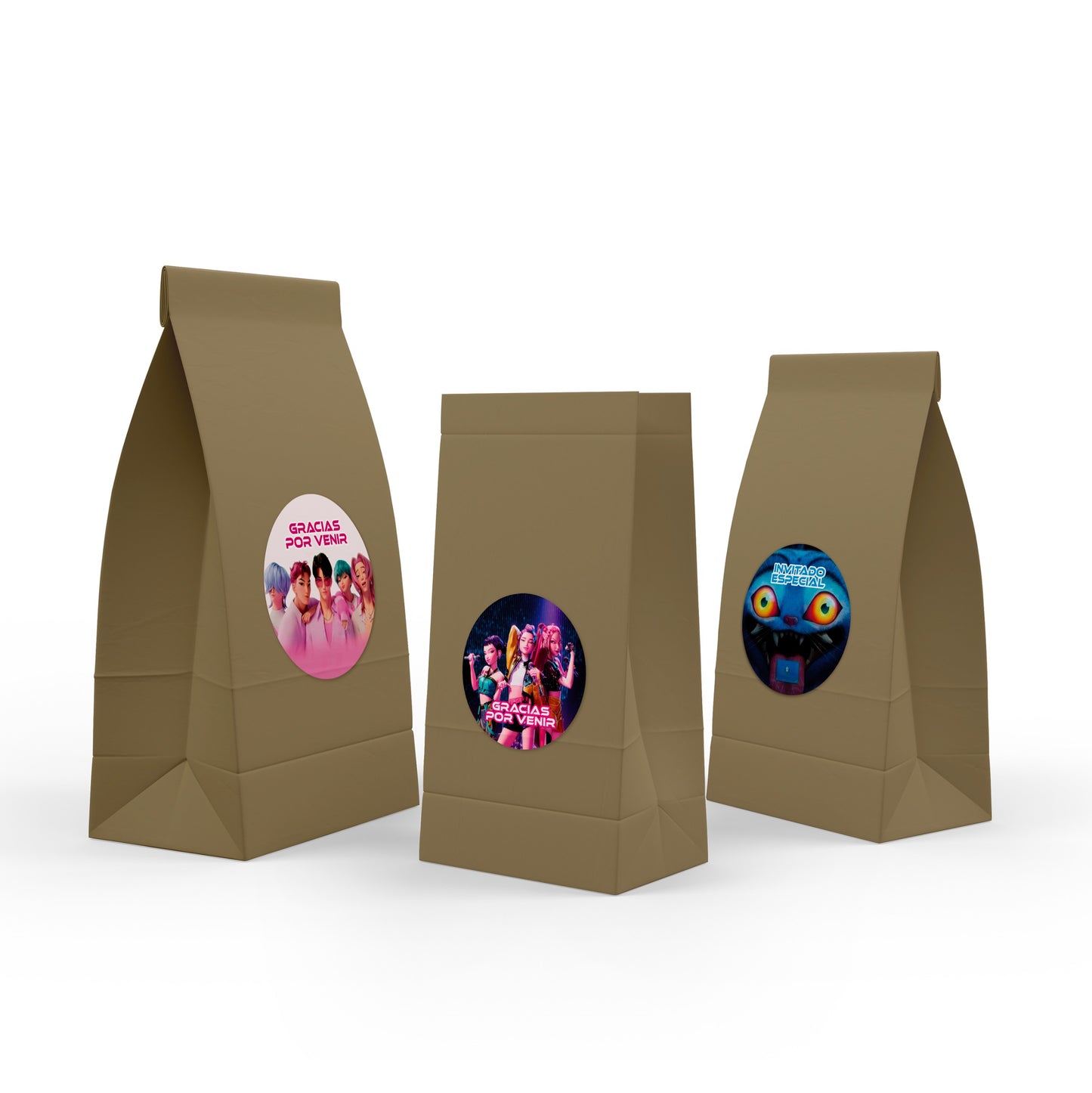 120 Stickers Etiquetas Guerreras Kpop Huntrix