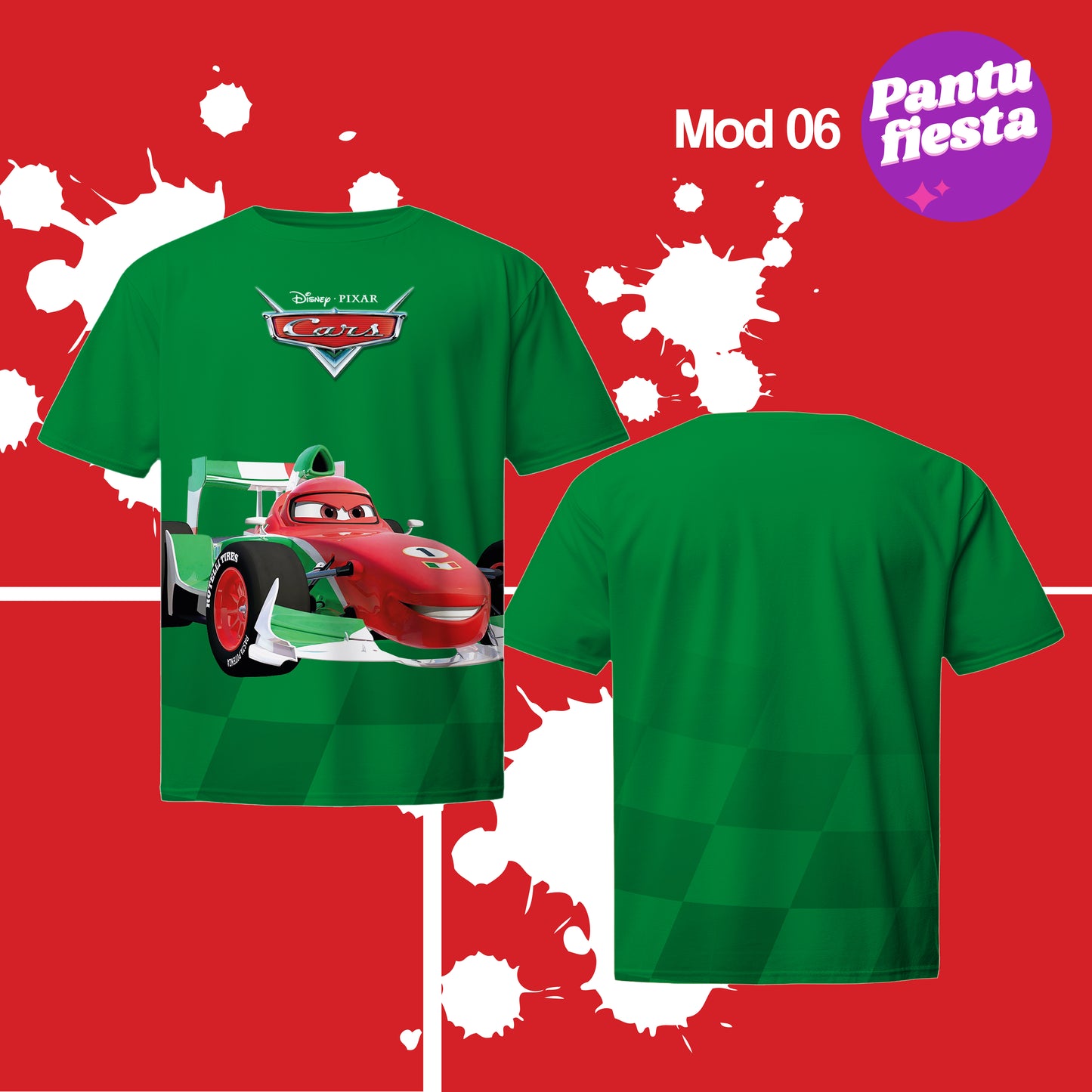 Playera Cars