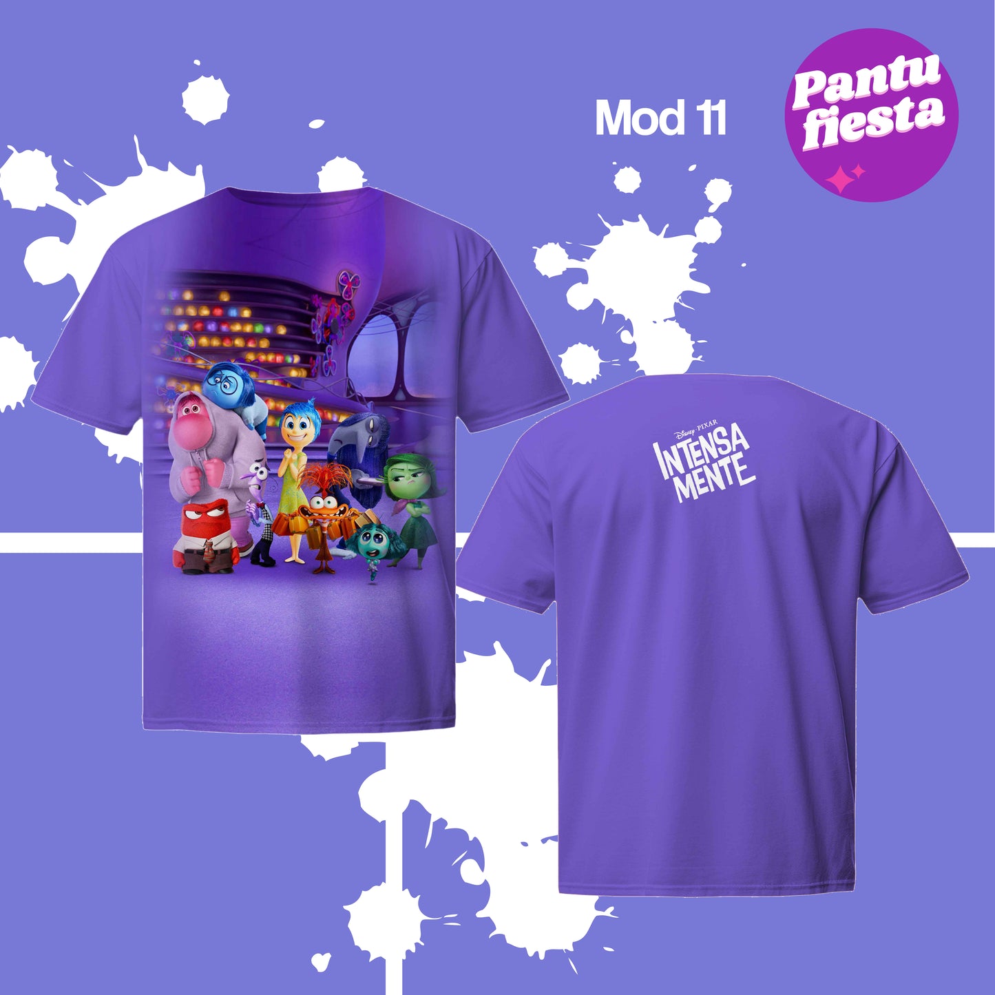 Playera Intensamente